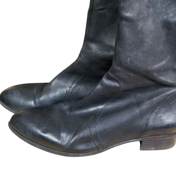 NINE WEST Women's Nicolah-Wide Leather Winter Boot size 11 - Picture 10 of 14